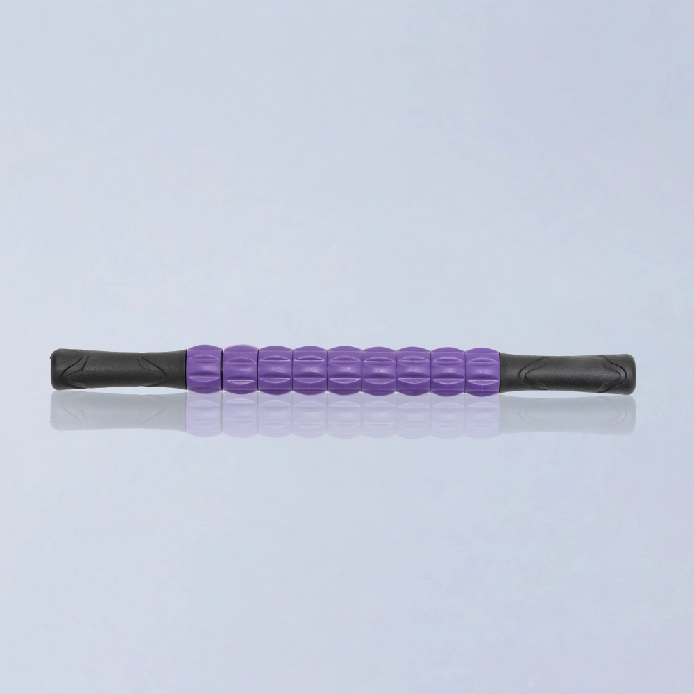 BeShapy Luxury BBL Recovery Kit healing essentials Purple foam handled massager with black handle on a light gray background