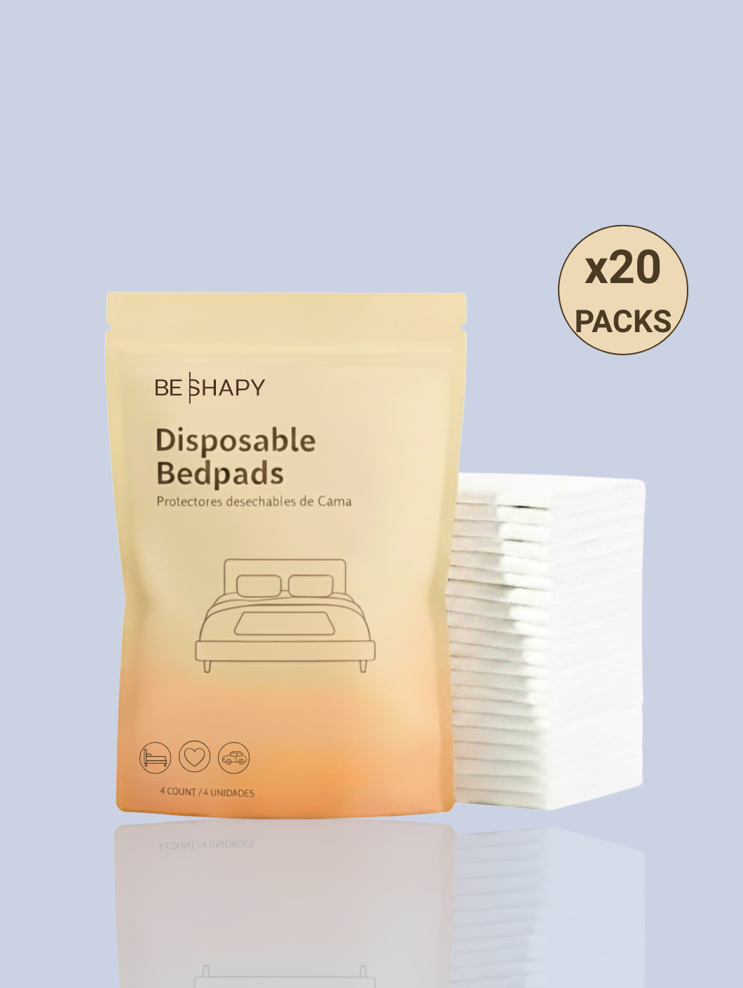 Empapadores desechables para cama | Mandriles ultraabsorbentes para postoperatorios e incontinencia