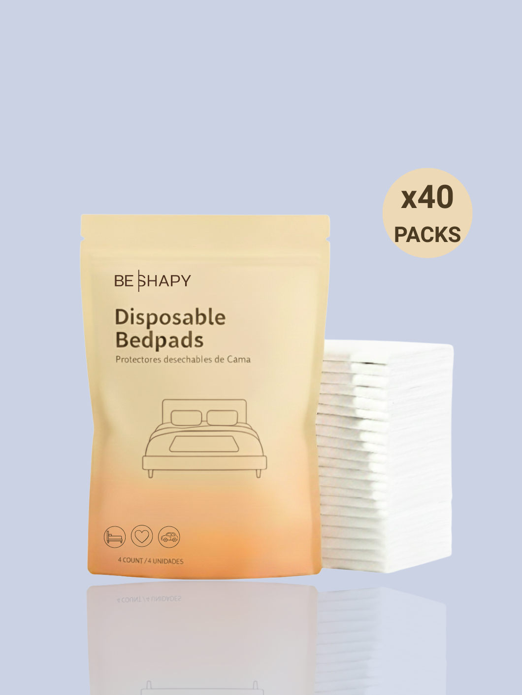 Empapadores desechables para cama | Mandriles ultraabsorbentes para postoperatorios e incontinencia