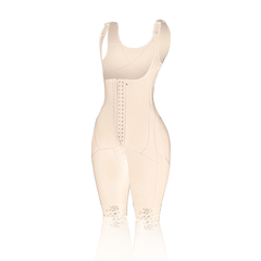 Beige shapewear garment on a white background