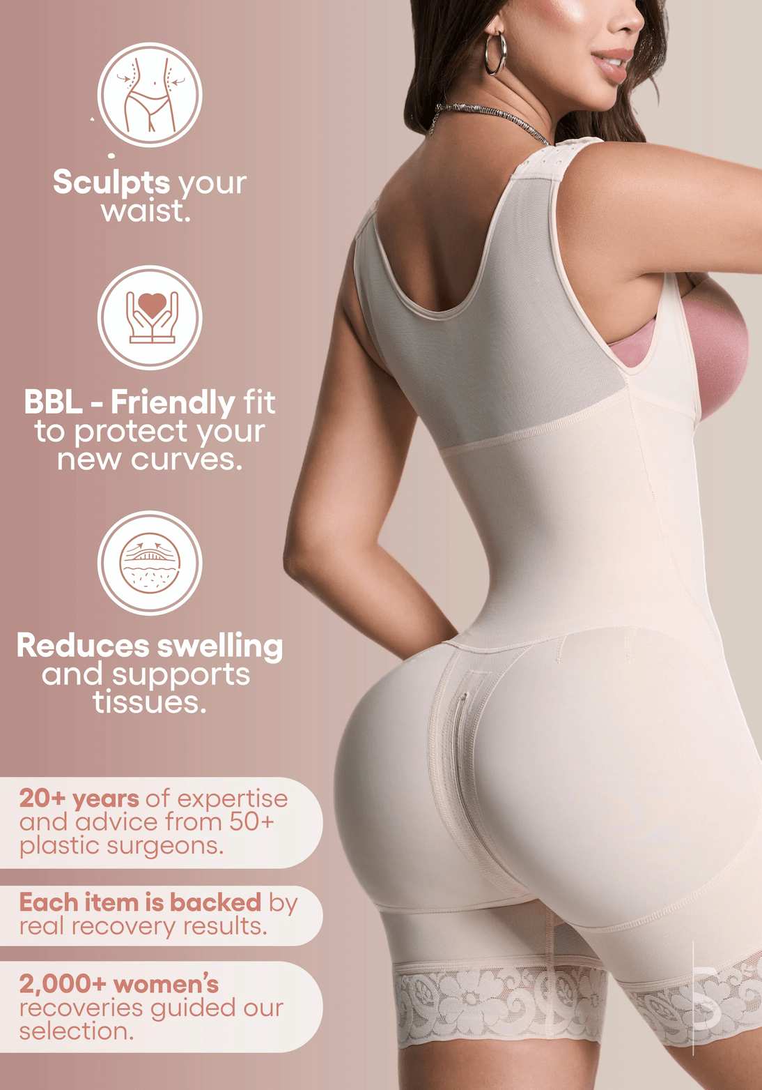 Kit de recuperación de liposucción y liposucción corporal (BBL) | Artículos esenciales y suministros posoperatorios de BBL para una recuperación óptima