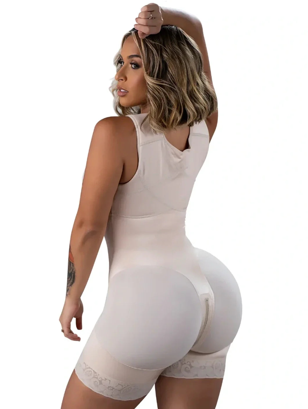 Stage 2 Faja Colombiana with Bra | Tummy Control Shapewear for Women, Hourglass Waist Trainer, Butt Lifting Bodysuit, 3-Level Compression, Seamless Everyday Body Shaper