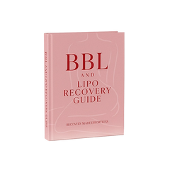 Guided recovery journal included in the BBL kit to track healing progress, routines, and post-op care