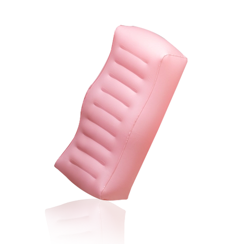 Inflatable BBL pillow designed to relieve pressure and support comfortable sitting during post-op recovery